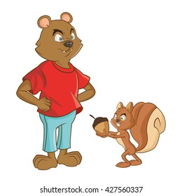 Animal design. Cartoon icon. Colorful illustration