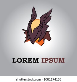 animal design logo icon sign vector illustration cute