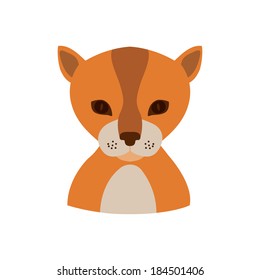 Animal design over  background,vector illustration