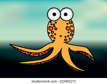 Animal design over blue background, vector illustration