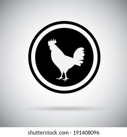 Animal design over gray background, vector illustration