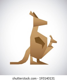 Animal design over gray background, vector illustration