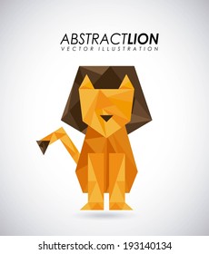 Animal design over gray background, vector illustration