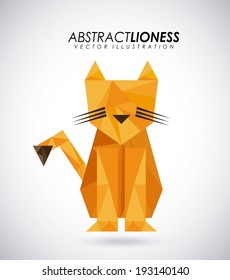 Animal design over gray background, vector illustration