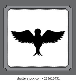 Animal design over gray background, vector illustration
