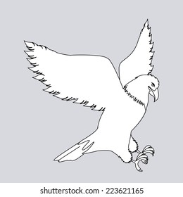Animal design over gray background, vector illustration
