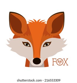 Animal design over white background, vector illustration