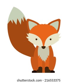 Animal design over white background, vector illustration