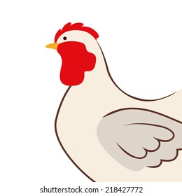 Animal design over white background, vector illustration