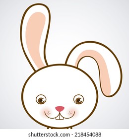 Animal design over white background, vector illustration