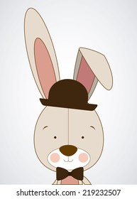 Animal design over white background, vector illustration