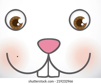 Animal design over white background, vector illustration