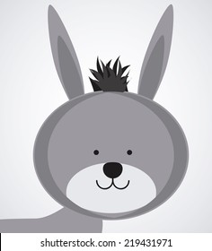 Animal design over white background, vector illustration