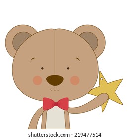 Animal design over white background, vector illustration