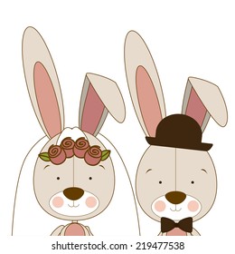 Animal design over white background, vector illustration