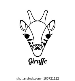 Animal design over white background,vector illustration