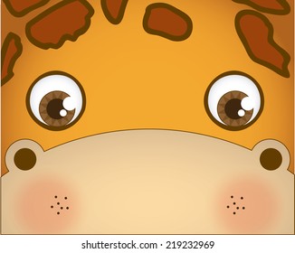 Animal design over yellow background, vector illustration