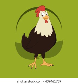 Animal Design Rooster Icon Isolated 260nw 439461739 