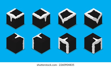 Animal Dice 3D Character Animal Skunk Cartoon Vector