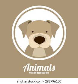 Animal digital design, vector illustration eps 10