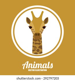 Animal digital design, vector illustration eps 10