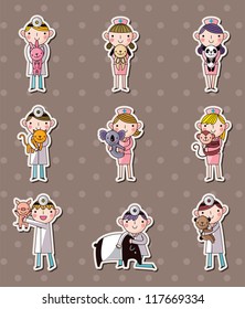 animal doctor stickers