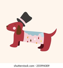 animal dog cartoon theme elements