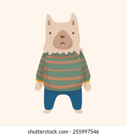 animal dog cartoon theme elements