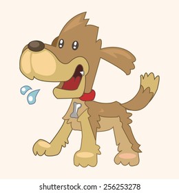 animal dog cartoon theme elements