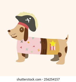 animal dog cartoon theme elements