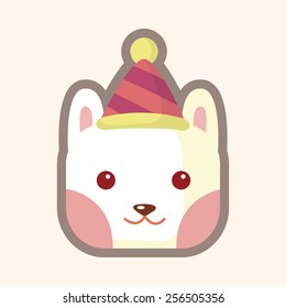 animal dog cartoon theme elements