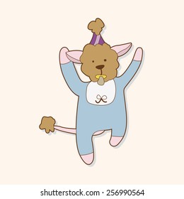 animal dog cartoon theme elements