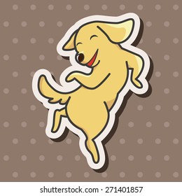 animal dog cartoon theme elements