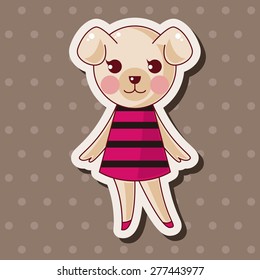 animal dog cartoon theme elements