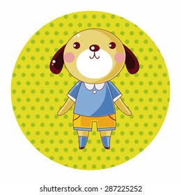animal dog cartoon theme elements