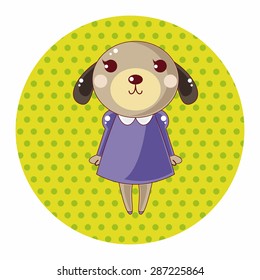 animal dog cartoon theme elements