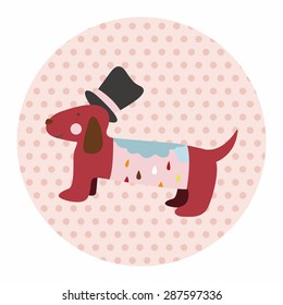 animal dog cartoon theme elements