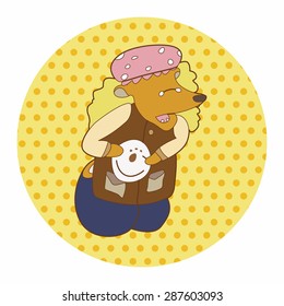 animal dog cartoon theme elements