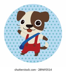 animal dog cartoon theme elements