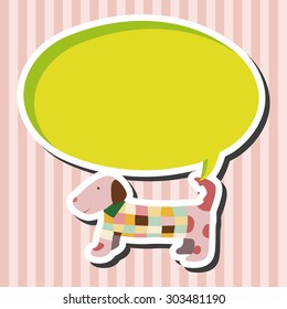 animal dog cartoon theme elements