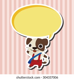 animal dog cartoon theme elements