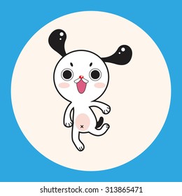 animal dog cartoon theme elements