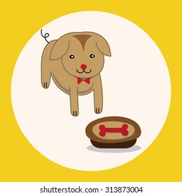 animal dog cartoon theme elements