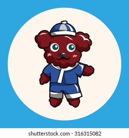 animal dog cartoon theme elements