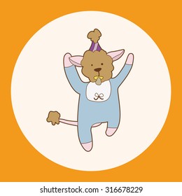 animal dog cartoon theme elements