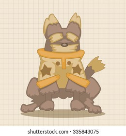 animal dog cartoon theme elements