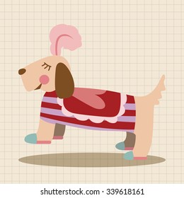 animal dog cartoon theme elements