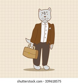 animal dog cartoon theme elements