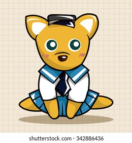 animal dog cartoon theme elements