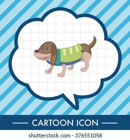 animal dog cartoon theme elements